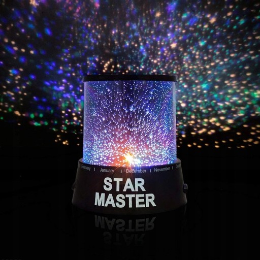Nočná lampa Star Master Star Projektor NAPÁJANIE