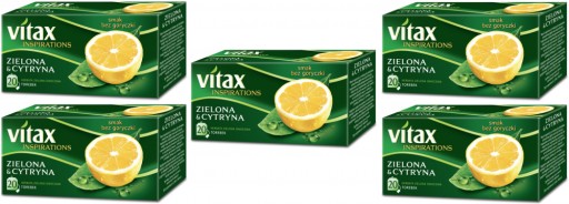 Vitax Inspirations s príchuťou Green Lemon 20 sáčkov