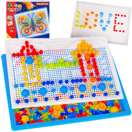 Tlačidlo Puzzle Mozaika Vzdelávacie Huby Špendlíky Hry Školenie