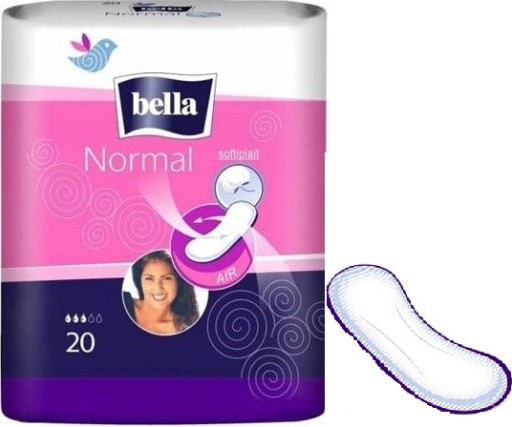 BELLA NORMAL Hrubé hygienické vložky, 20 ks.