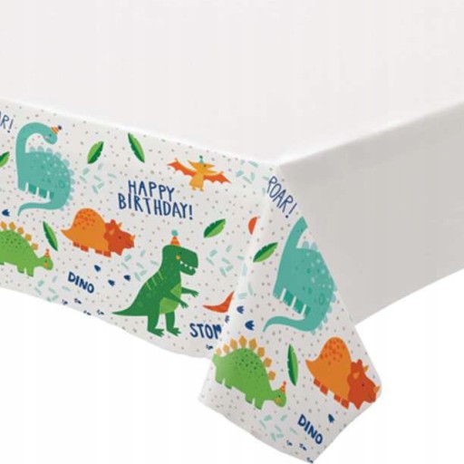 Farebné narodeninové DINOSAURS papierové taniere DINO PARTY narodeniny 6 ks