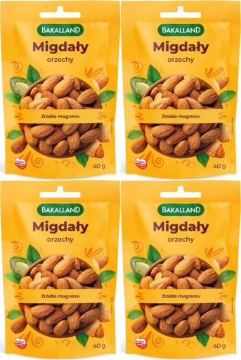 Bakalland Mandle lúpané 40 g x4