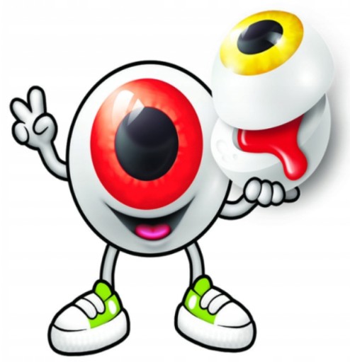 Trolls Foam Jelly Eyes HALLOWEEN z Nemecka, balenie 6 ks DE
