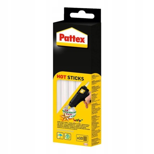 PATTEX HOT HOT GLUE 10 TYČOV NA PISTOLE