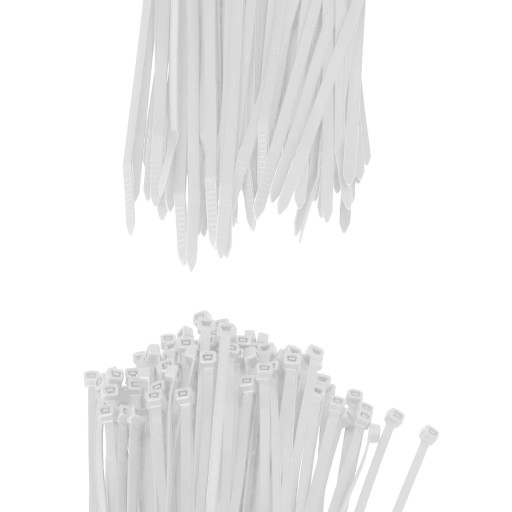 100x sťahovacie pásky Káblové pásky Zipsy 4,8 x 300 mm Silné UV sťahovacie pásky