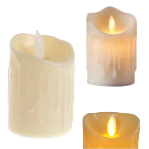 LED SVIEČKA NA BATÉRIU, STREDNÁ LAMPA