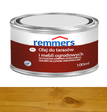 Remmers Pflege-ol olej na drevo Vzorka 100ml ruský dub