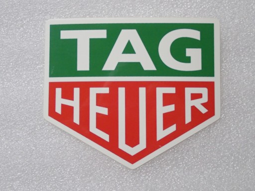 NÁLEPKA F1 WEC PORSCHE TAG HEUER LOGO NÁLEPKA 9 x 7,7 cm