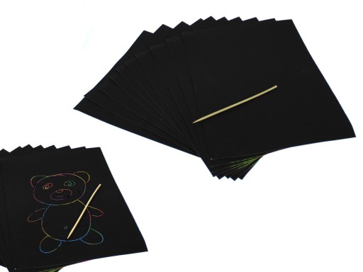 Vyfarbovacia stieracia strana SCRATCH-UP PAD karty 28x21