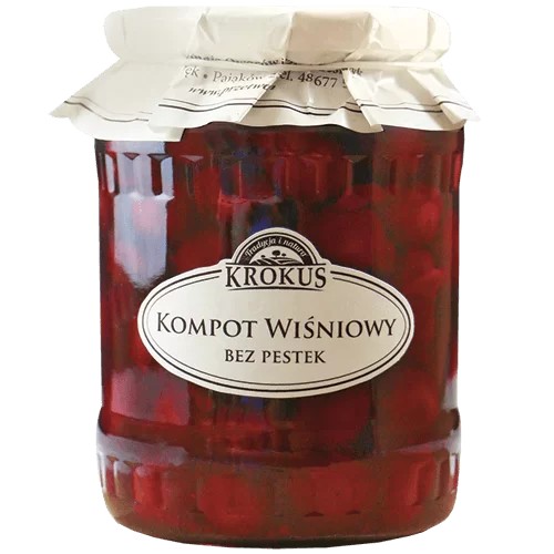 VIŠŇOVÝ KOMPOT 700 g (320 g) - KROKUS