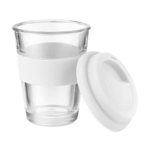 350 ml sklenený hrnček so silikónovým vrchnákom!!
