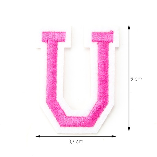 TERMO nažehľovacia nášivka LETTER U Letter Patch