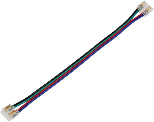 Rýchly konektor pre pásik RGB 4 KOLÍKY 10 mm LATCH Páska - páska