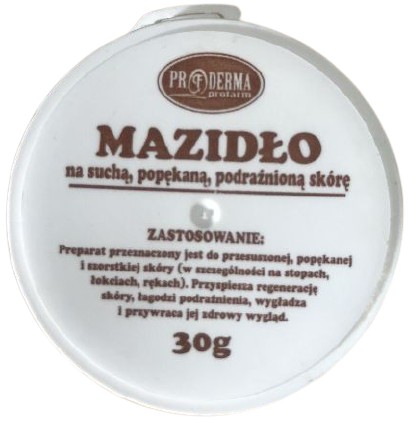 Masť na suchú popraskanú pokožku a popraskané päty