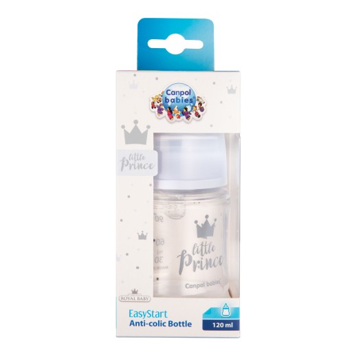 Canpol široká antikoliková fľaša 120 ml ROYAL