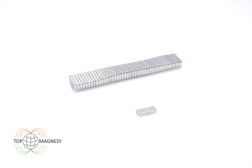 Neodymový tanierový magnet MPŁ 10x4x1,5 N38 50 ks.