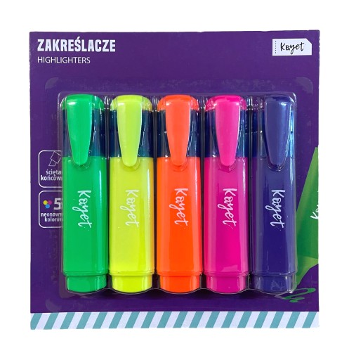 HIGHLIGHTERS Fixka HIGHLIGHTER 5 KS