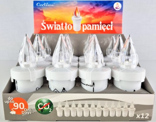 LED VLOŽKY DO SVIEČKY ELEKTRICKÉ ZRUBKY SADA 6 VLOŽKOV BATÉRIÍ