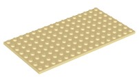 LEGO 92438 TANIER 8x16 SAND NOVÉ == (17g)