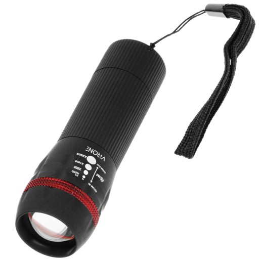 1W LED baterka so zoomom 60lm, 3xAAA Orno LT-4