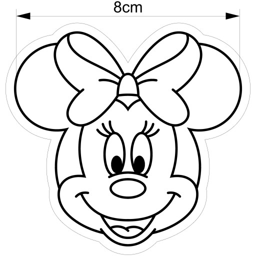 Vykrajovač na sušienky Minnie Mouse 2 8 cm