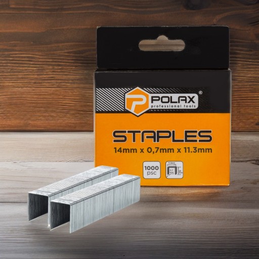 DARČEKY ZADARMO # Polax A/53 sponky na čalúnenie 14 x 0,7 x 11,3 mm 1000 ks.