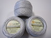 Šnúrka Camellia Yarn Art, metalizovaná 411 striebro