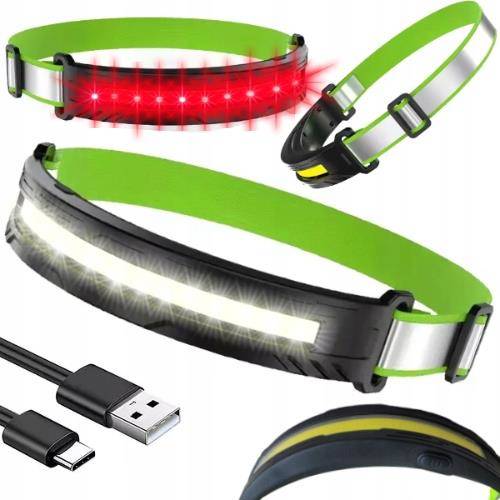 HLAVOVÁ LAMPA SILNÁ ČELENKA HLAVOVÁ LAMPA LED LAMPA NABÍJACIA HLAVOVÁ LAMPA