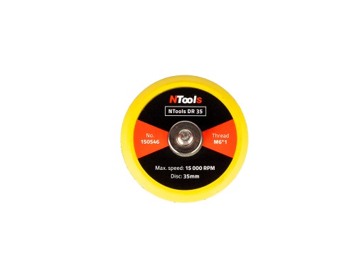 35mm pracovný kotúč pre leštičku NANO NTools |suchý zips| Montáž M6 | d35