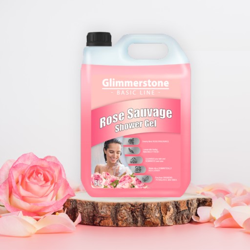 GLIMMERSTONE SPRCHOVÝ GÉL SPRCHOVÝ GÉL, VÔŇA RUŽÍ, OVERENÁ KVALITA 5L