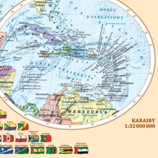 SVETOVÁ OBOJSTRANNÁ MAPA PODLOŽKY POL/PHYS