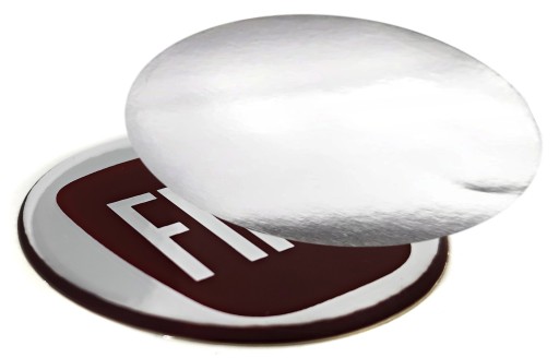 Silikónový emblémový odznak 60mm pre Fiat 6cm