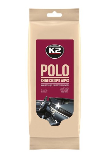 K2 POLO SHINE KOKPIT Utierky LESK 24 ks