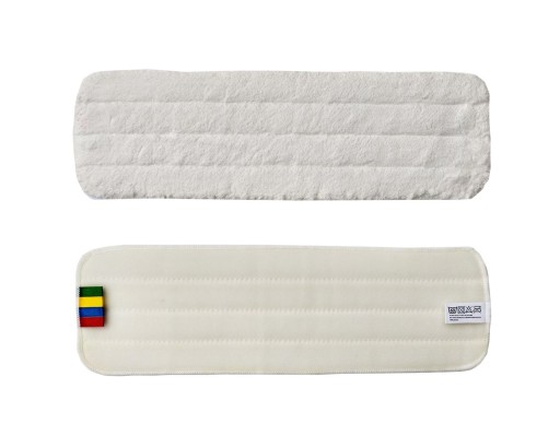 HOSPODÁRNY MOP NA VELCRO, mikrovlákno, 42 X 13 cm, biely