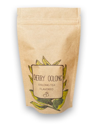 Zelený čaj OOLONG s listom čerešne a moringy