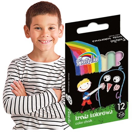 FIORELLO COLOR CHALK 12KS x2
