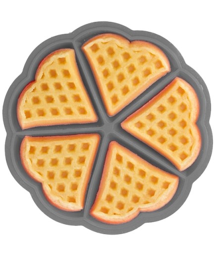 SILIKÓNOVÁ FORMA NA PEČENIE 5 SRDCIOVÝCH Vaflí