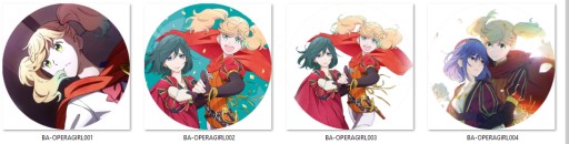 Kageki Shoujo Anime Manga Pins na výber