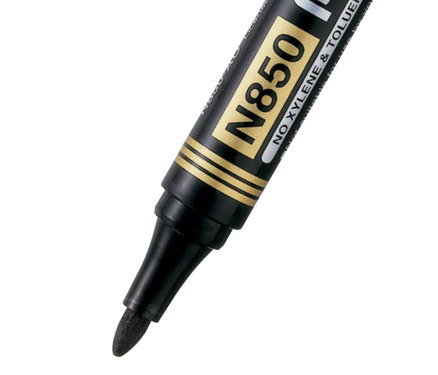 PERMANENTNÝ ZNAČOVAČ PENTEL okrúhly N850 ČIERNA