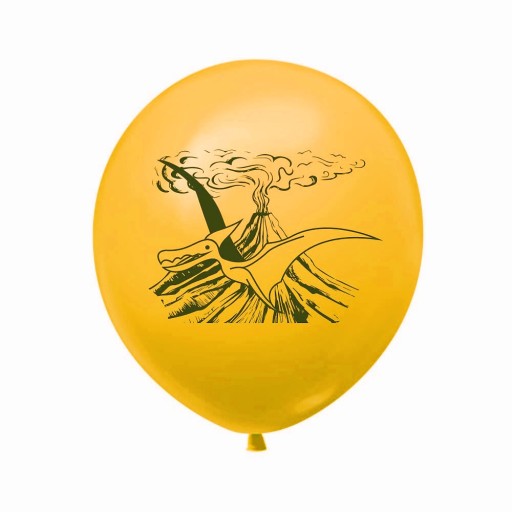 LATEXOVÝ BALÓN DINOSAUR HELIUM NA NARODENINOVÝ PLES 10 KS