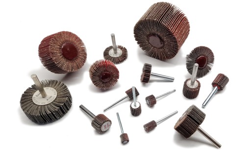 Brúsny kotúč s namontovanou klapkou 10x10x3mm plátno 120