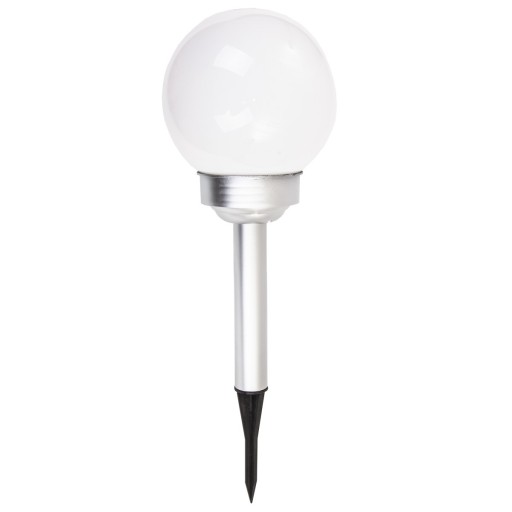 SOLÁRNA LAMPA MLIEČNA GUĽA 10X35CM