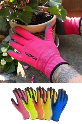 Nylon+Latex Ardon Petrax Orange 9 pracovné rukavice