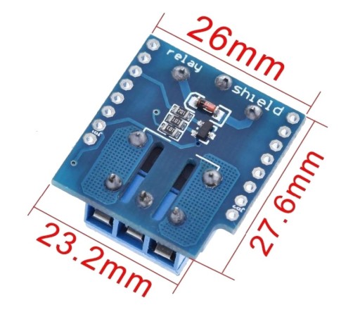 456 WeMos D1 Mini Shield 5V modul relé Ardu