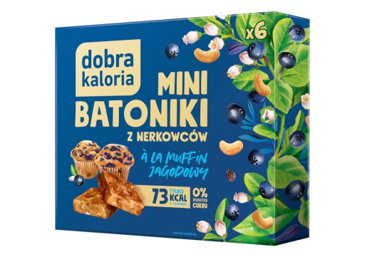 Mini tyčinky *a la čučoriedkový muffin* Dobrá kalória