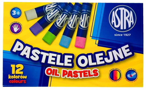 ASTRA OLEJOVÉ PASTELY ŠKOLSKÉ CRACIONS 12 SYTÝCH FARIEB DOKONALE KRAJÚ