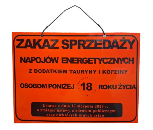 TABUĽOVÁ LAMINOVANÁ TABUĽA ZÁKAZ PREDAJA ENERGETICKÝCH FUNKCIÍ A4