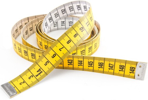 Centimeter, krajčírsky meter, NEVYUŽITEĽNÝ, obojstranný nemecký meter, 150 cm