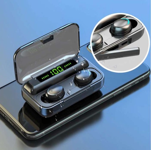 BEZDRÔTOVÉ SLÚCHADLÁ BLUETOOTH 5.1 + POWERBANK