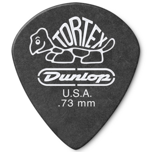 Gitarové trsátko Dunlop 482R Tortex Pitch Black Jazz 0,73 mm